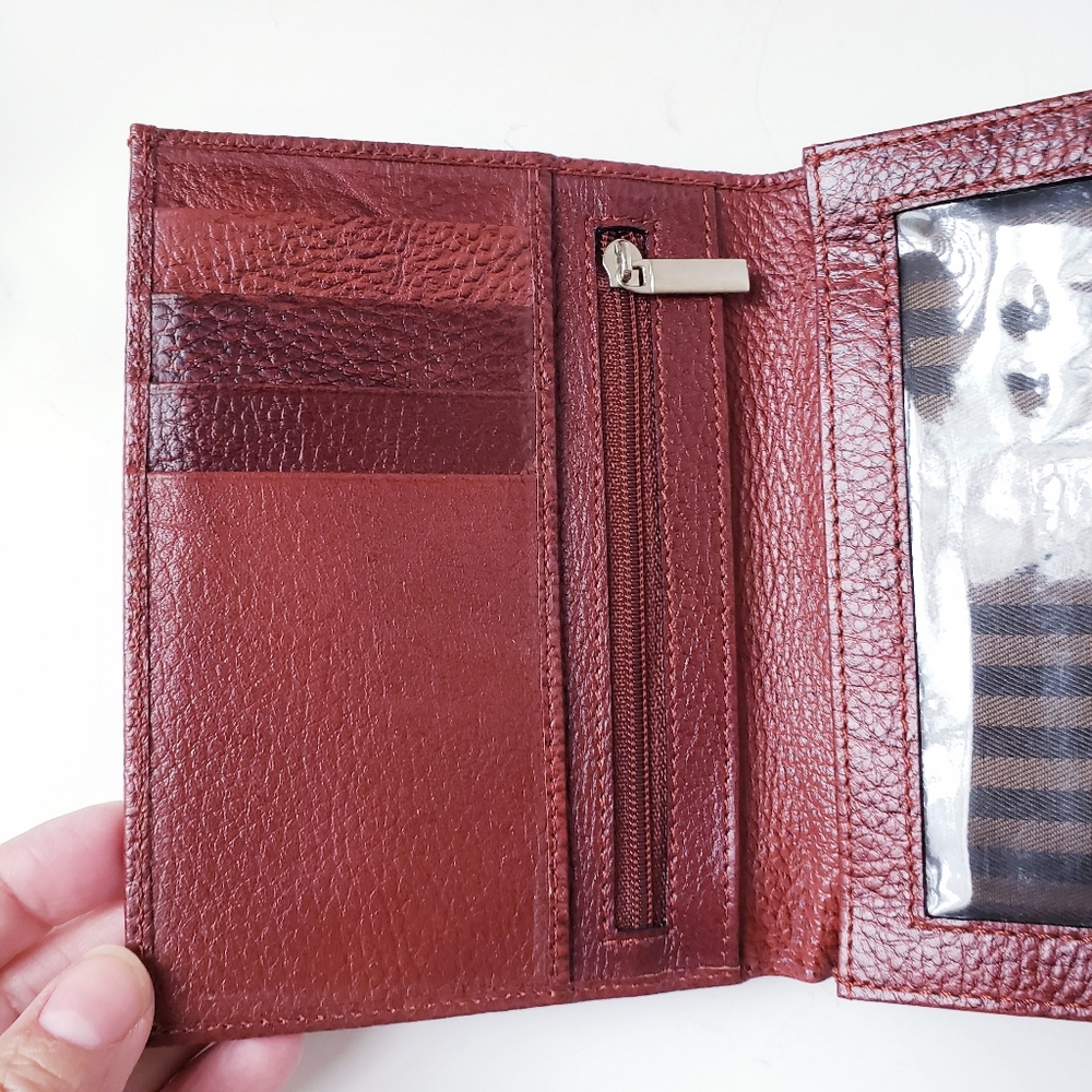 Vintage Brown Leather Wallet - Picture 4 of 12